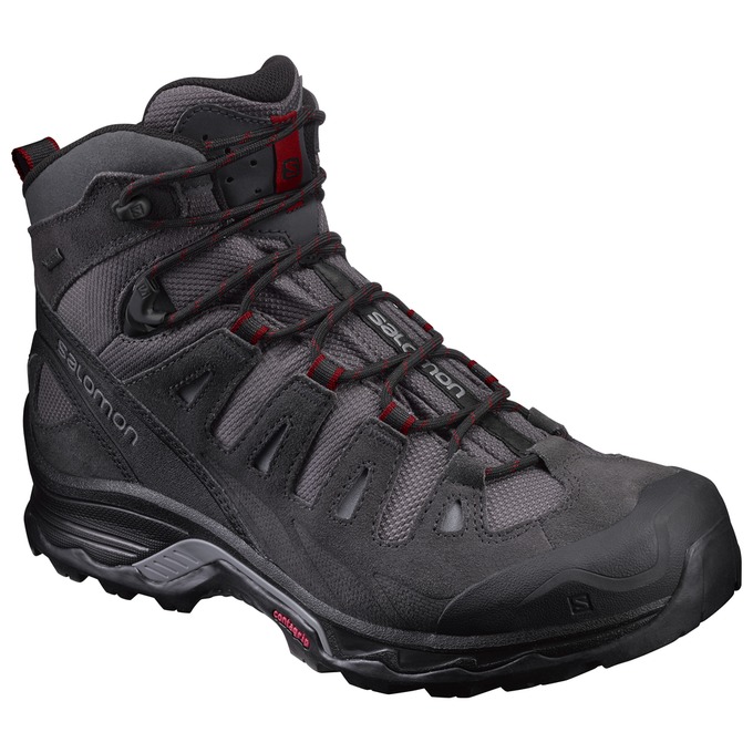 Salomon Singapore Mens Hiking Boots - QUEST PRIME GTX® Black | 87609-JYLT